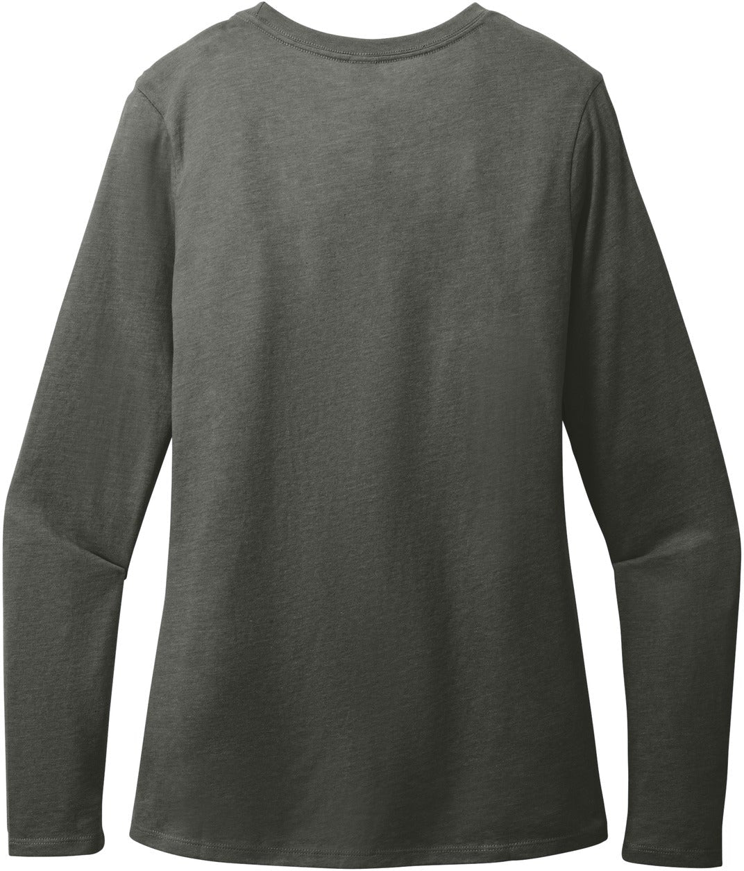 no-logo District Women's Perfect Blend CVC Long Sleeve Tee-District-Thread Logic