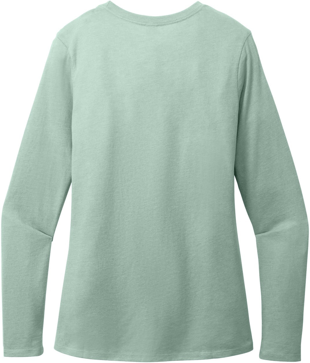 no-logo District Women's Perfect Blend CVC Long Sleeve Tee-District-Thread Logic