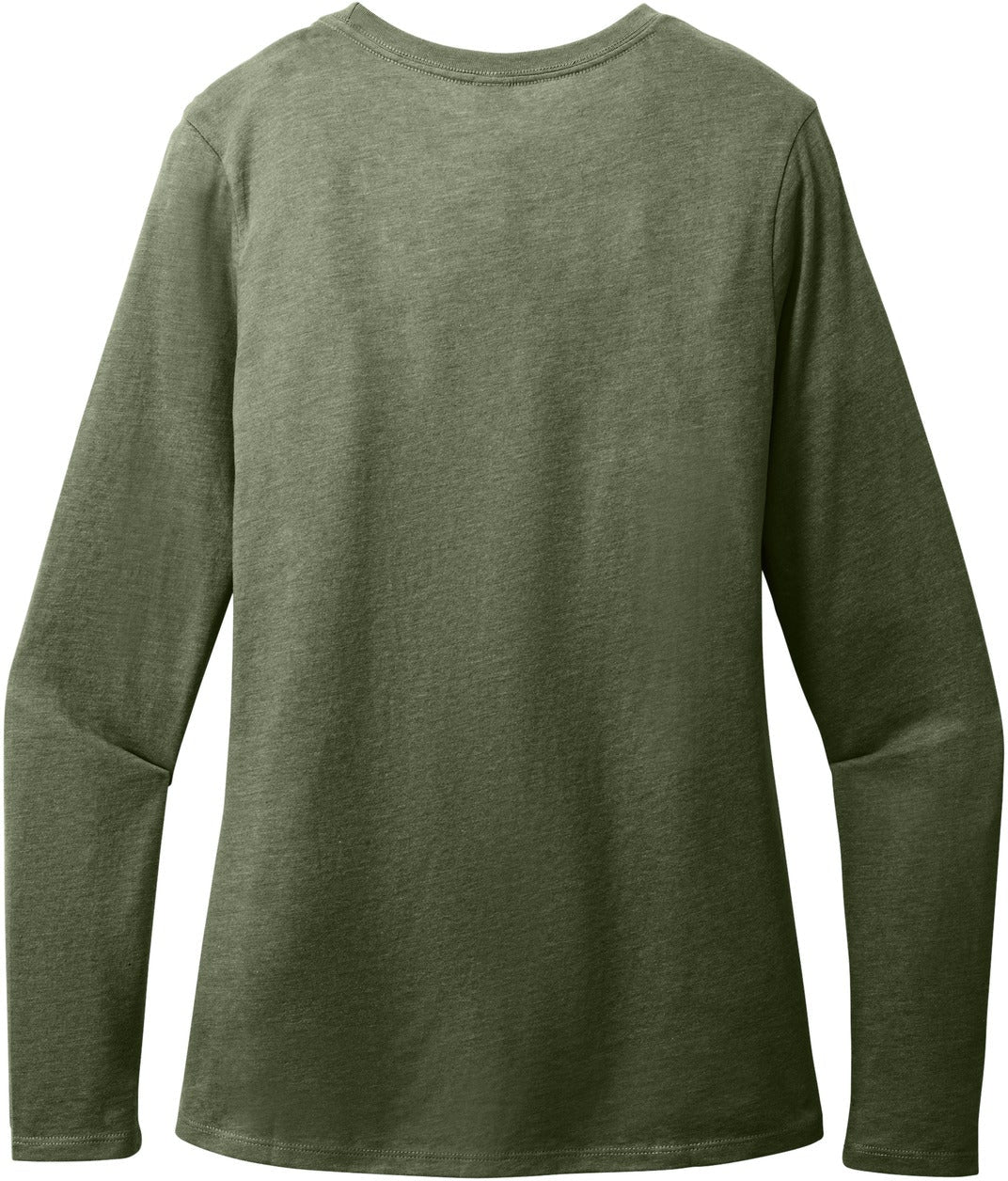 no-logo District Women's Perfect Blend CVC Long Sleeve Tee-District-Thread Logic