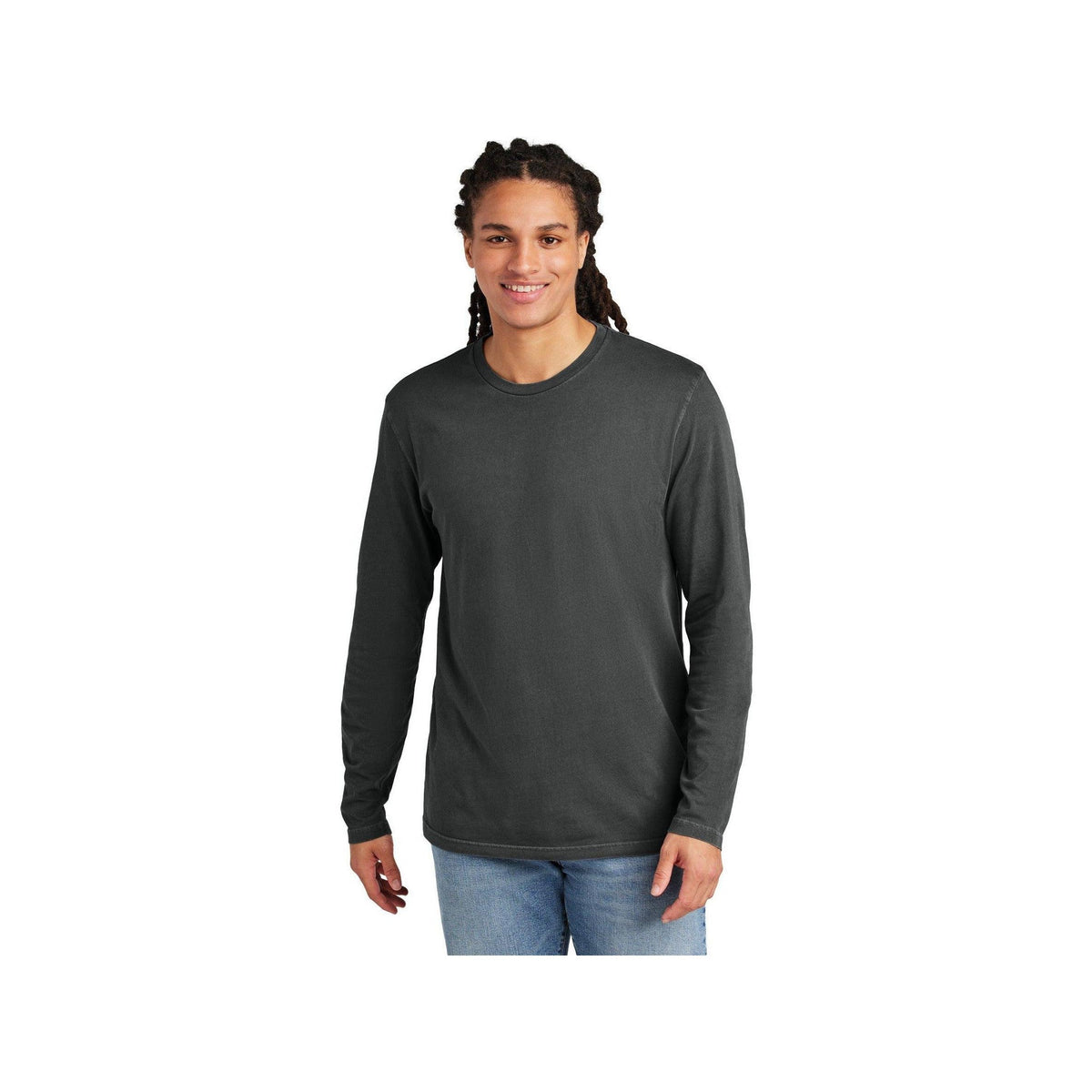 no-logo District Wash Long Sleeve Tee-District-Thread Logic