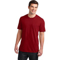 no-logo CLOSEOUT - District Very Important Tee with Pocket-District-Classic Red-XS-Thread Logic