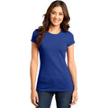 no-logo CLOSEOUT - District Women's Fitted Very Important Tee-District-Deep Royal-XS-Thread Logic