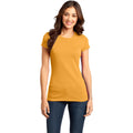 no-logo CLOSEOUT - District Women's Fitted Very Important Tee-District-Gold-XS-Thread Logic