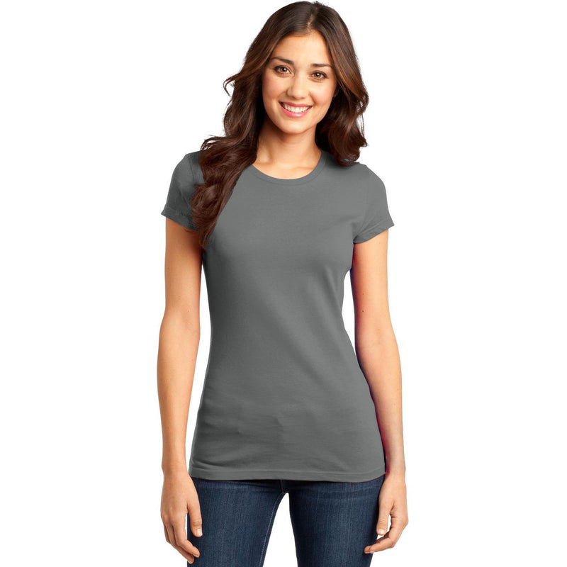 no-logo CLOSEOUT - District Women's Fitted Very Important Tee-District-Grey-XS-Thread Logic