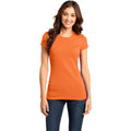 no-logo CLOSEOUT - District Women's Fitted Very Important Tee-District-Orange-4XL-Thread Logic