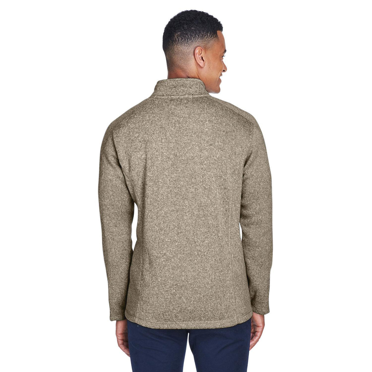 no-logo Devon & Jones Bristol Full-Zip Sweater Fleece Jacket-Men's Jackets-Devon&Jones-Thread Logic