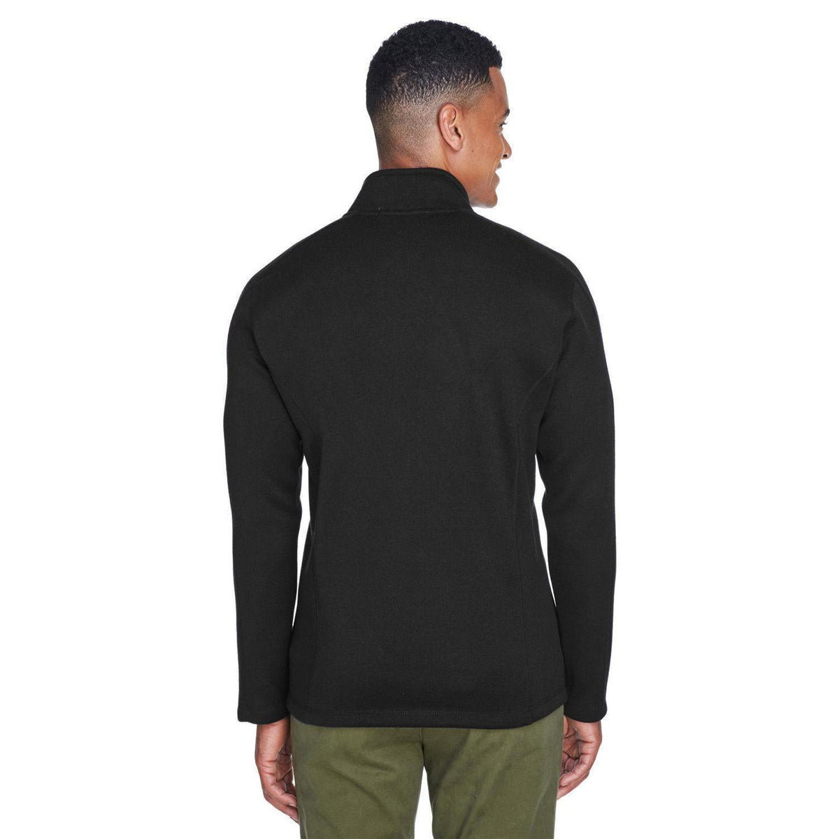 no-logo Devon & Jones Bristol Full-Zip Sweater Fleece Jacket-Men's Jackets-Devon&Jones-Thread Logic
