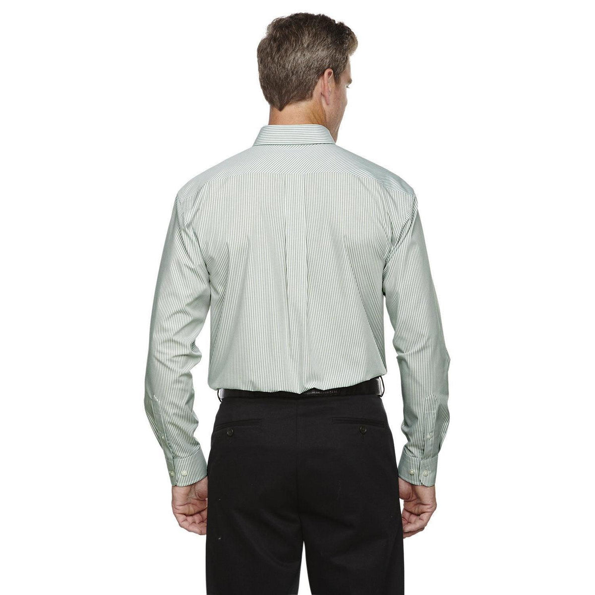 no-logo Devon & Jones Crown Woven Banker Stripe-Men's Dress Shirts-Devon&Jones-Thread Logic