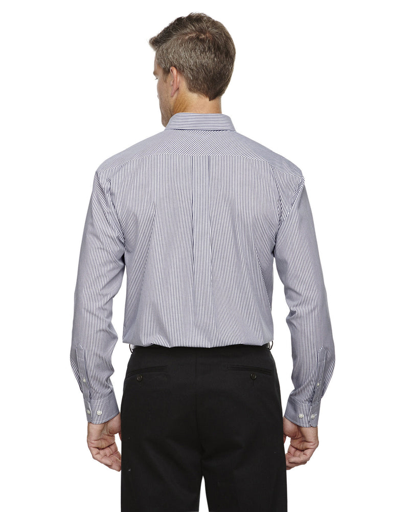 no-logo Devon & Jones Crown Woven Banker Stripe-Men's Dress Shirts-Devon&Jones-Thread Logic