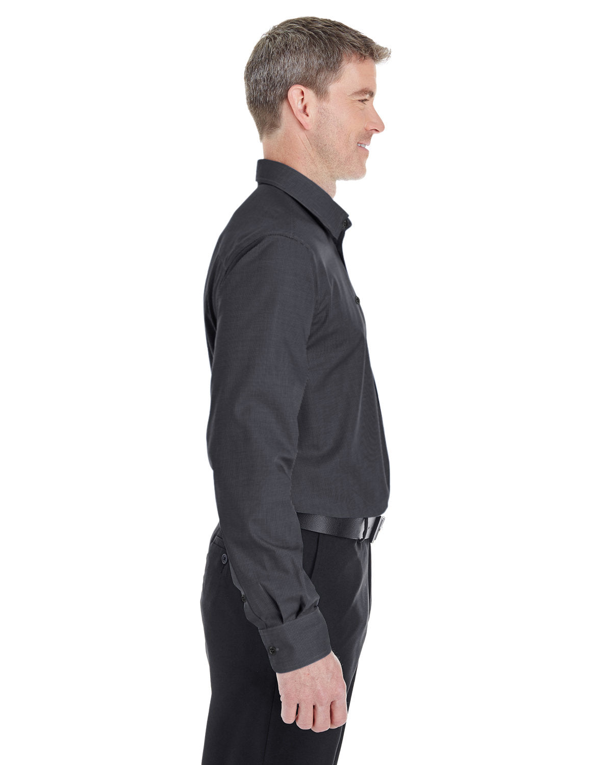 no-logo Devon & Jones Crown Woven Royal Dobby Shirt-Men's Dress Shirts-Devon&Jones-Thread Logic