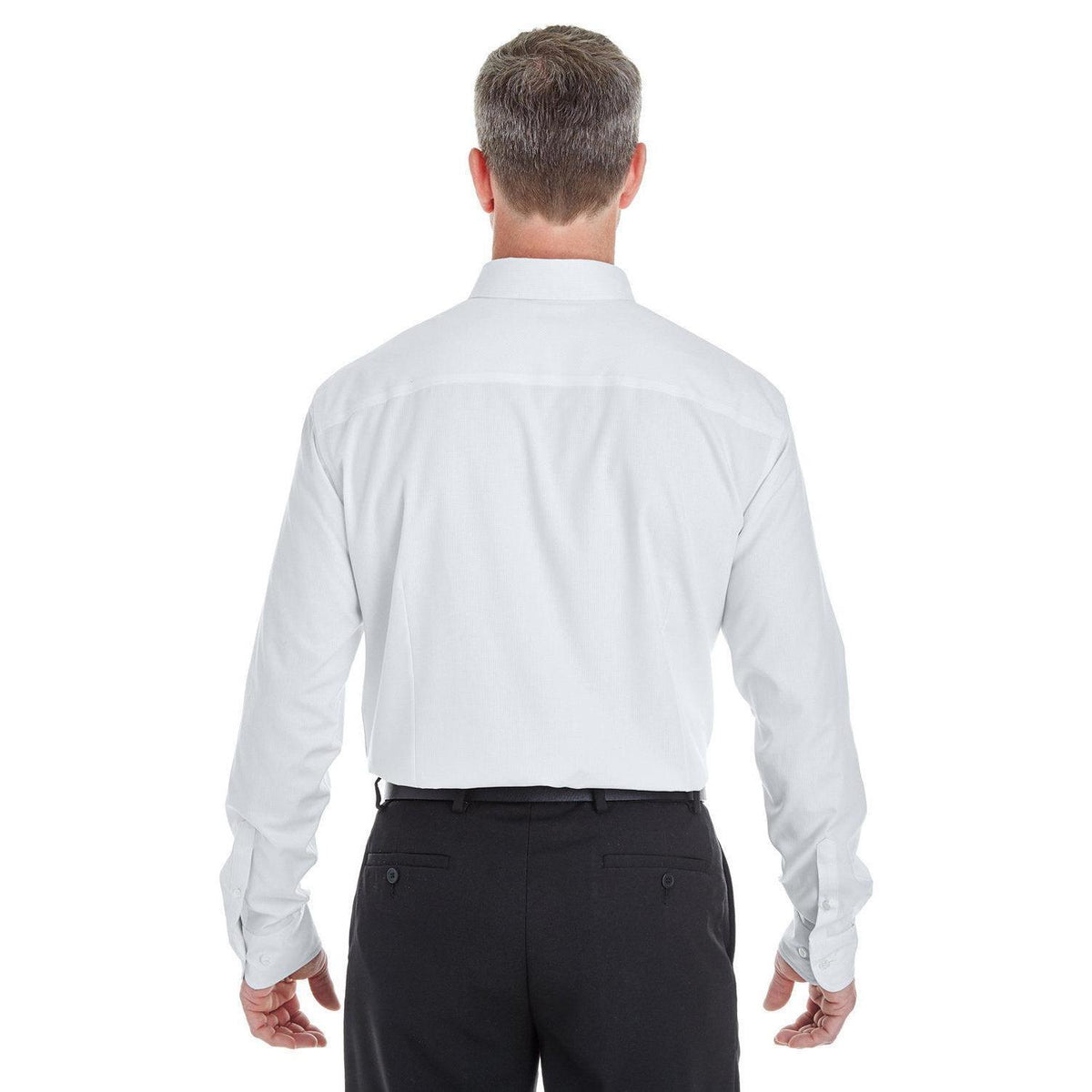 no-logo Devon & Jones Crown Woven Royal Dobby Shirt-Men's Dress Shirts-Devon&Jones-Thread Logic