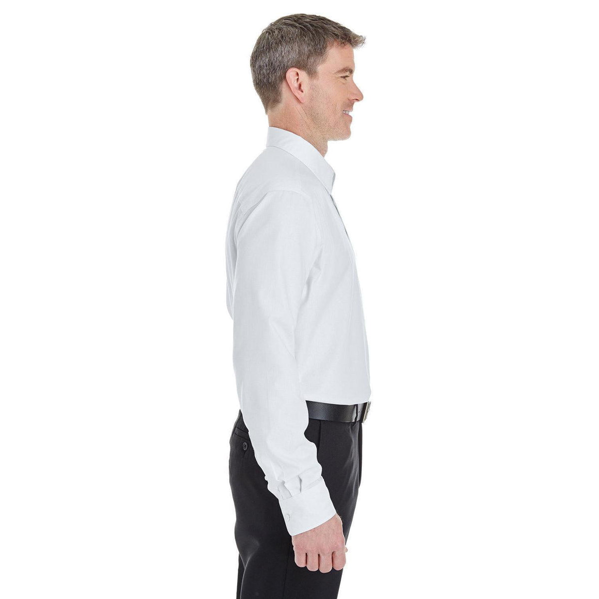 no-logo Devon & Jones Crown Woven Royal Dobby Shirt-Men's Dress Shirts-Devon&Jones-Thread Logic