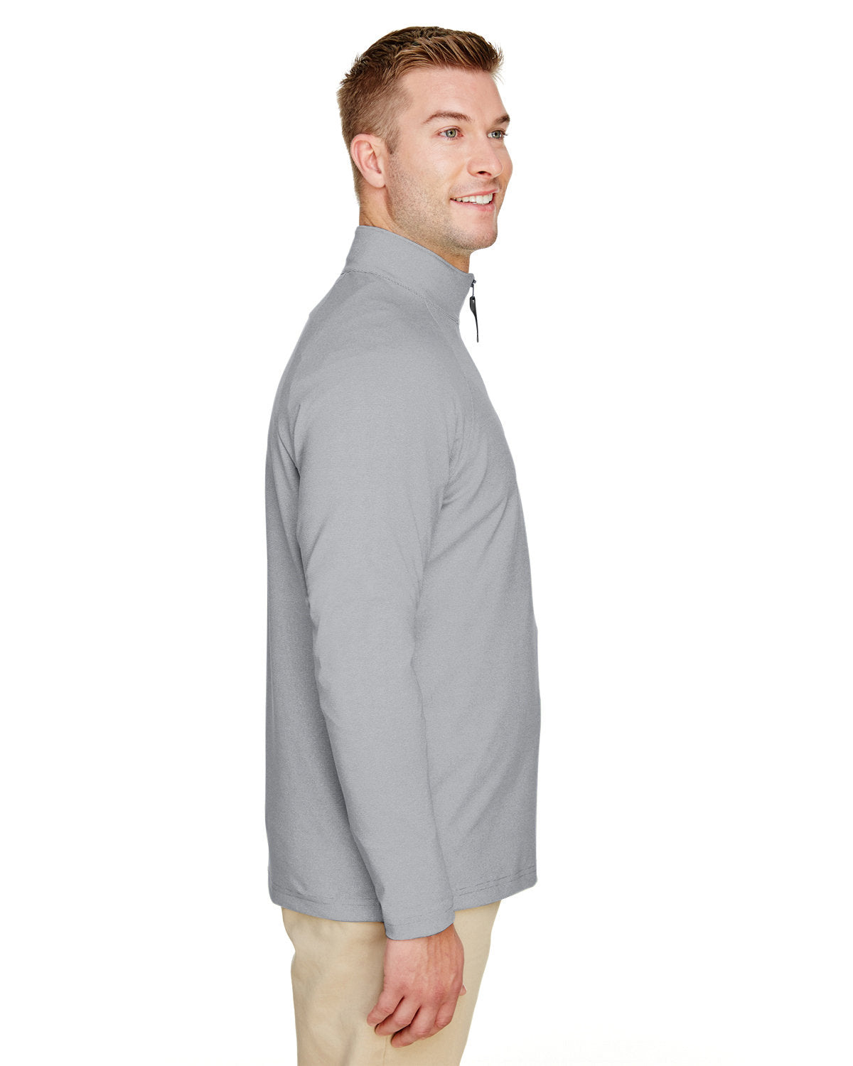 Devon&Jones DG480 Quarter-Zip Pullover with Custom Embroidery
