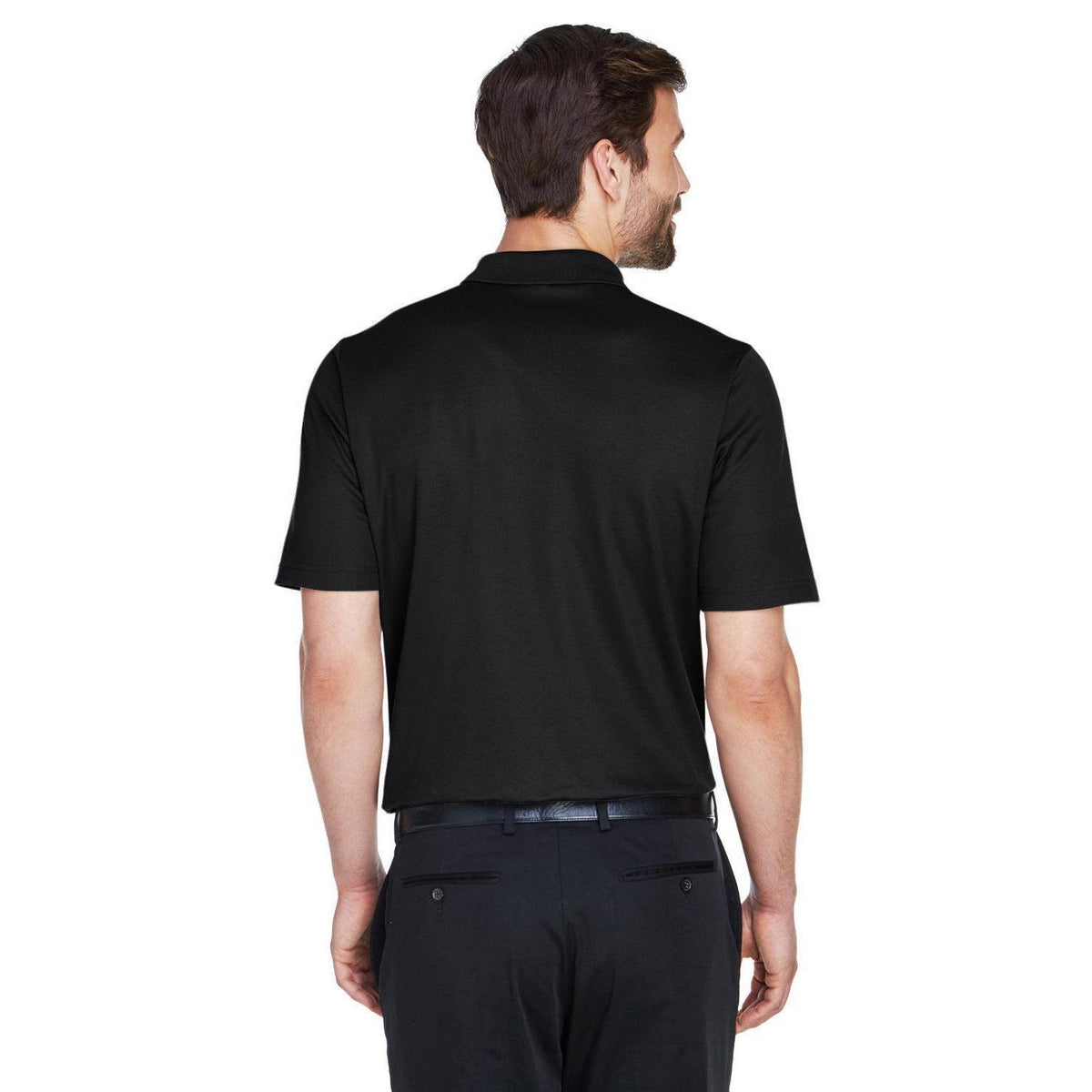 no-logo Devon & Jones CrownLux Performance Plaited Polo-Men's Polos-Devon&Jones-Thread Logic