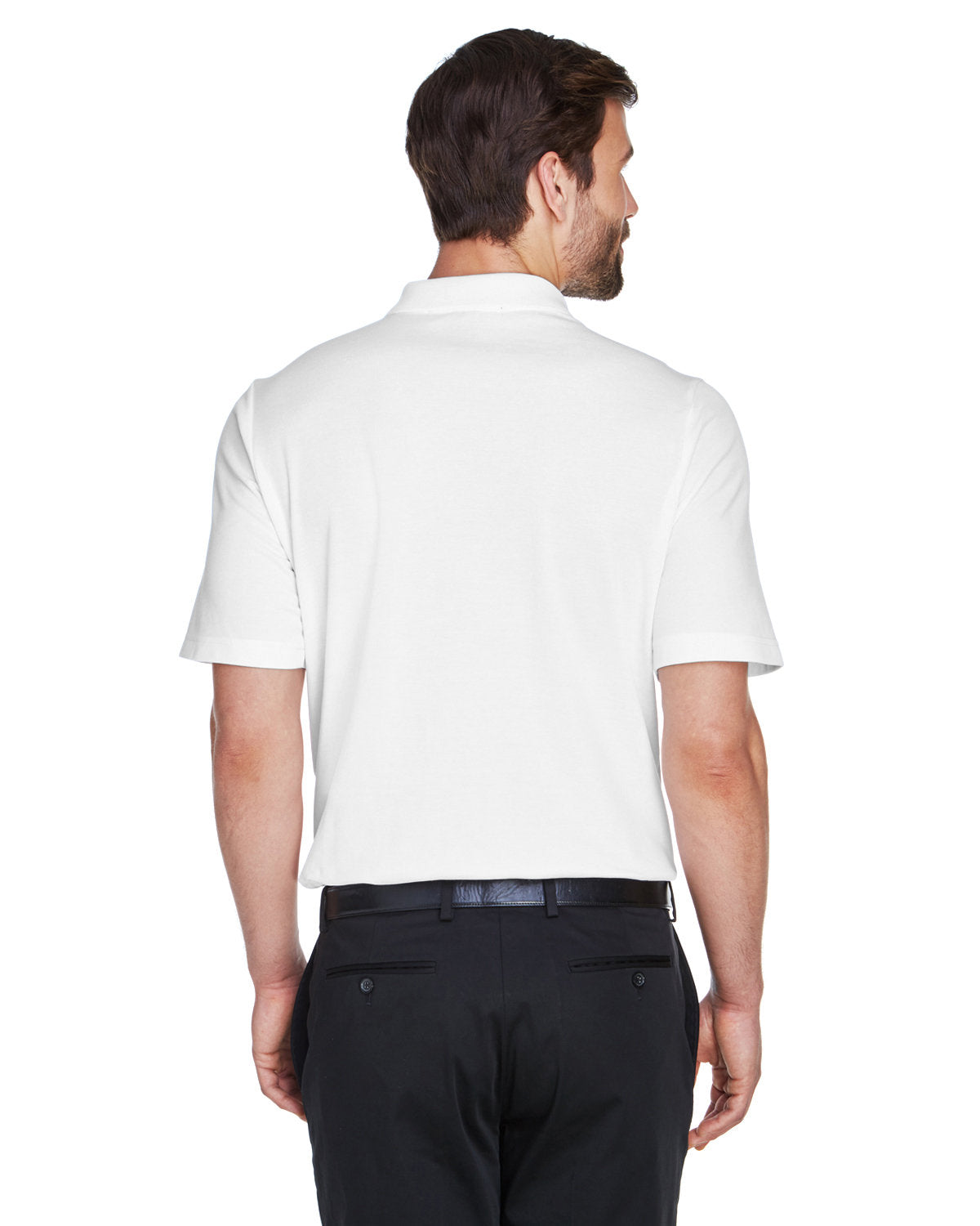 no-logo Devon & Jones CrownLux Performance Plaited Polo-Men's Polos-Devon&Jones-Thread Logic