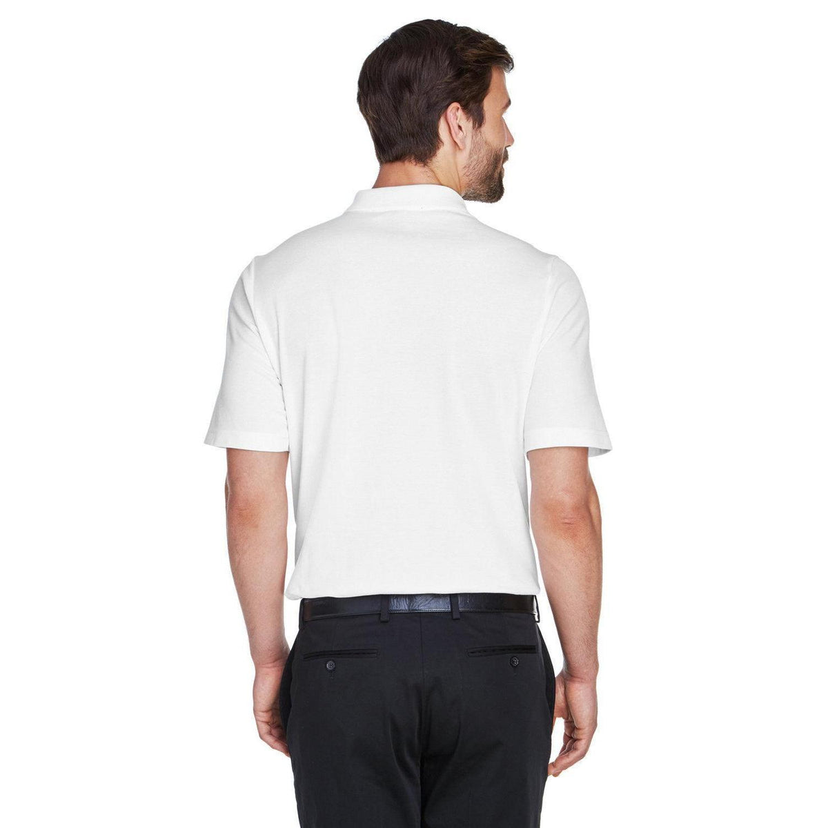 no-logo Devon & Jones CrownLux Performance Plaited Polo-Men's Polos-Devon&Jones-Thread Logic