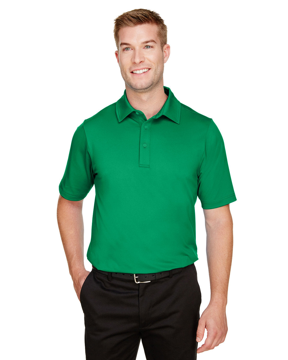  Devon & Jones CrownLux Performance Range Flex Polo-Men's Polos-Devon&Jones-Kelly Green-S-Thread Logic