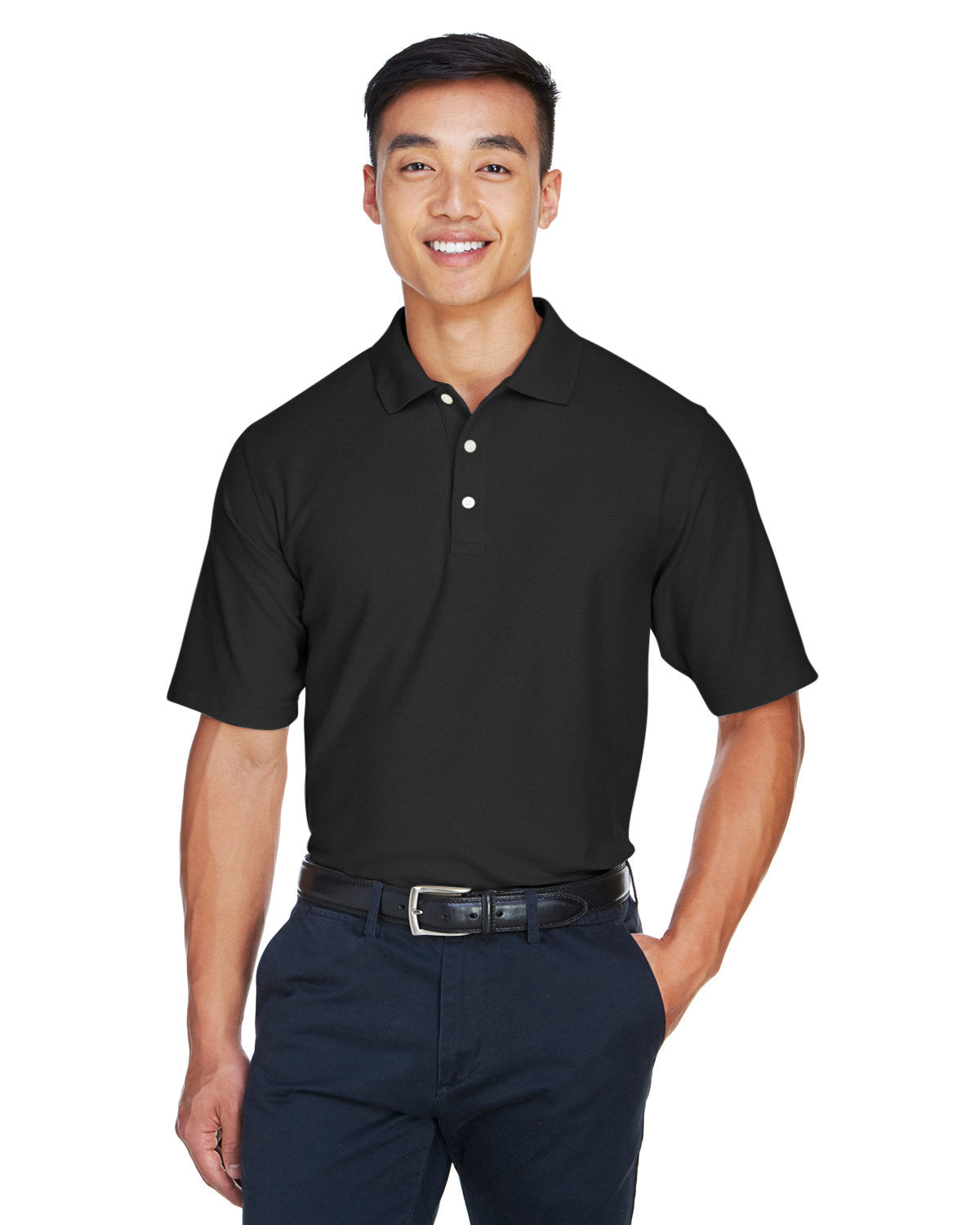  Devon & Jones DryTec20 Performance Polo-Men's Polos-Devon&Jones-Black-S-Thread Logic