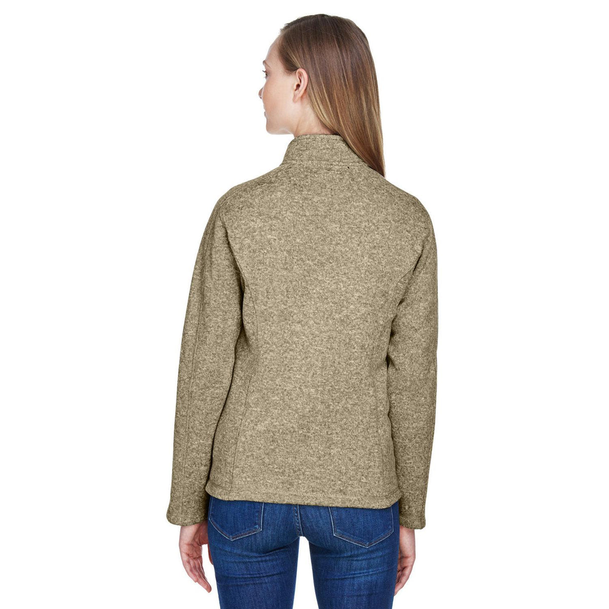 no-logo Devon & Jones Ladies Bristol Full-Zip Sweater Fleece Jacket-Ladies Jackets-Devon&Jones-Thread Logic