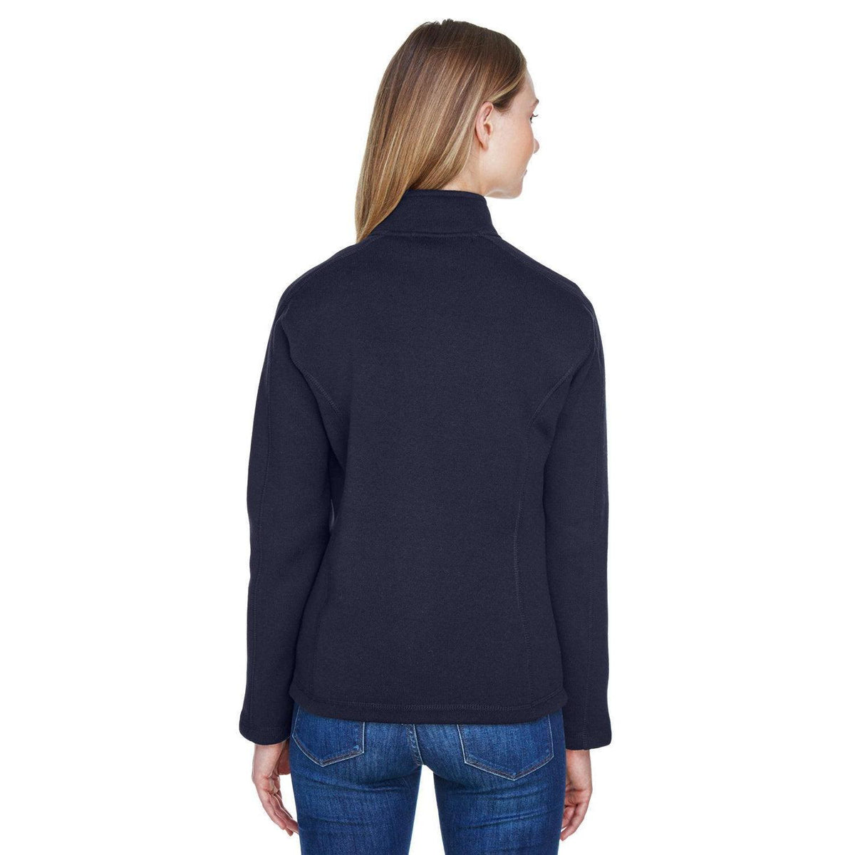 no-logo Devon & Jones Ladies Bristol Full-Zip Sweater Fleece Jacket-Ladies Jackets-Devon&Jones-Thread Logic
