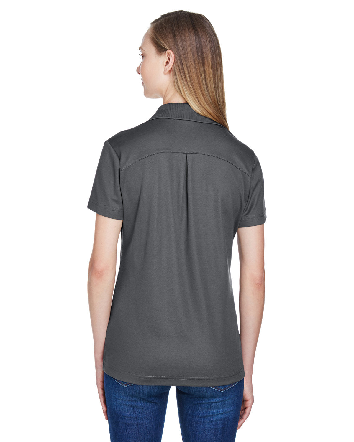 no-logo Devon & Jones Ladies CrownLux Performance Plaited Polo-Ladies Polos-Devon&Jones-Thread Logic