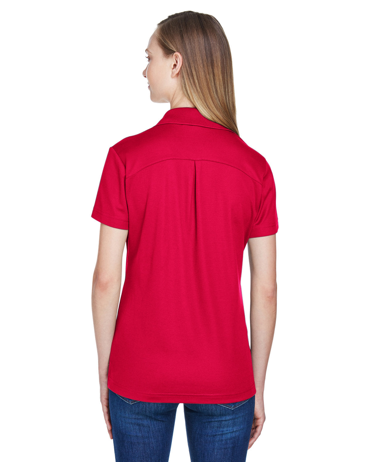 no-logo Devon & Jones Ladies CrownLux Performance Plaited Polo-Ladies Polos-Devon&Jones-Thread Logic