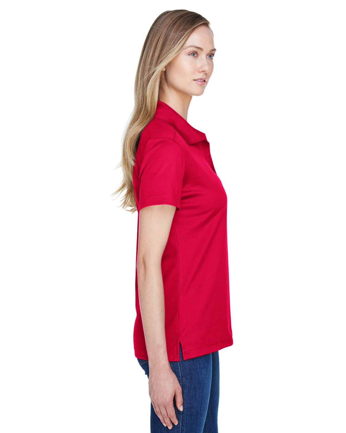 no-logo Devon & Jones Ladies CrownLux Performance Plaited Polo-Ladies Polos-Devon&Jones-Thread Logic