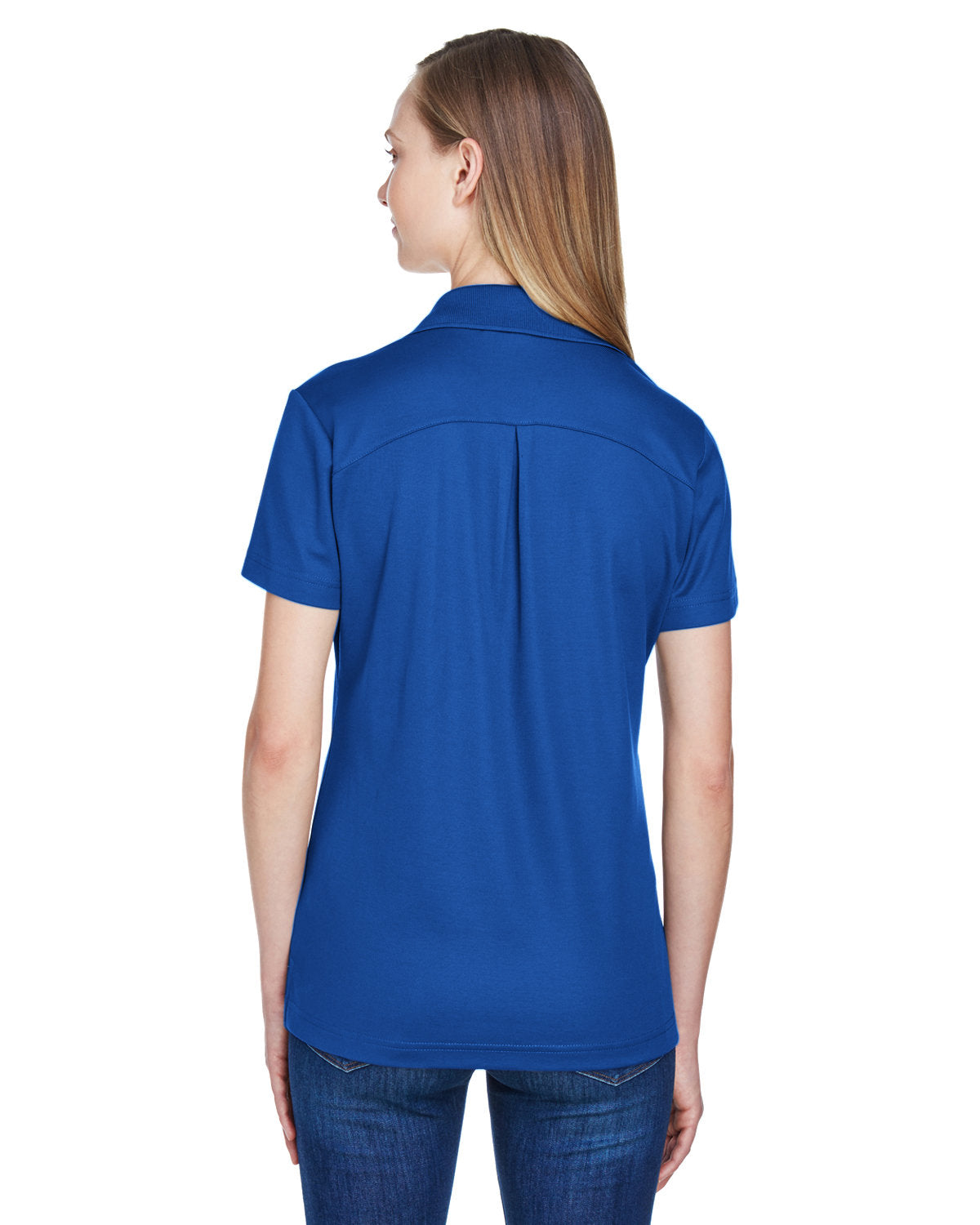 no-logo Devon & Jones Ladies CrownLux Performance Plaited Polo-Ladies Polos-Devon&Jones-Thread Logic