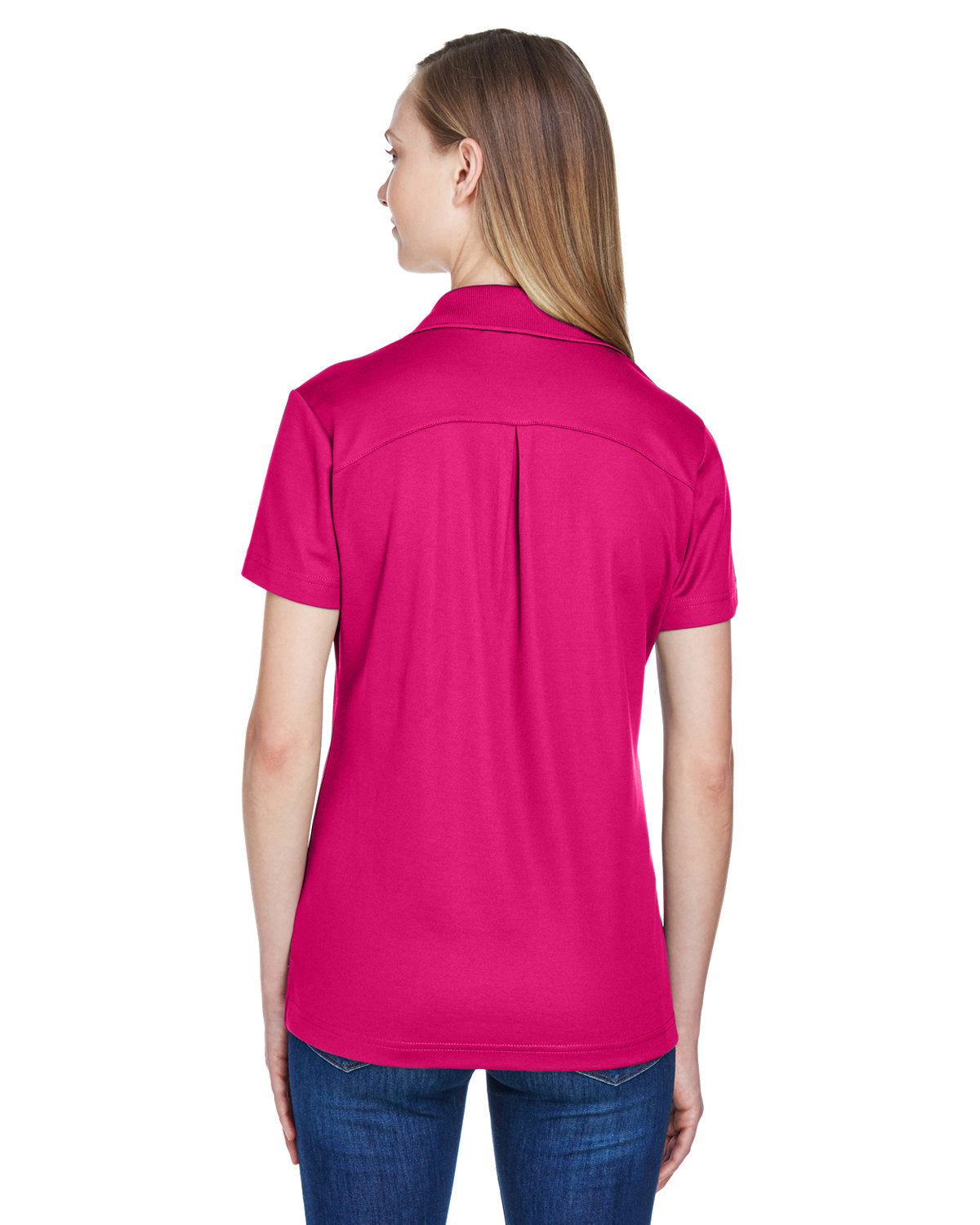 no-logo Devon & Jones Ladies CrownLux Performance Plaited Polo-Ladies Polos-Devon&Jones-Thread Logic
