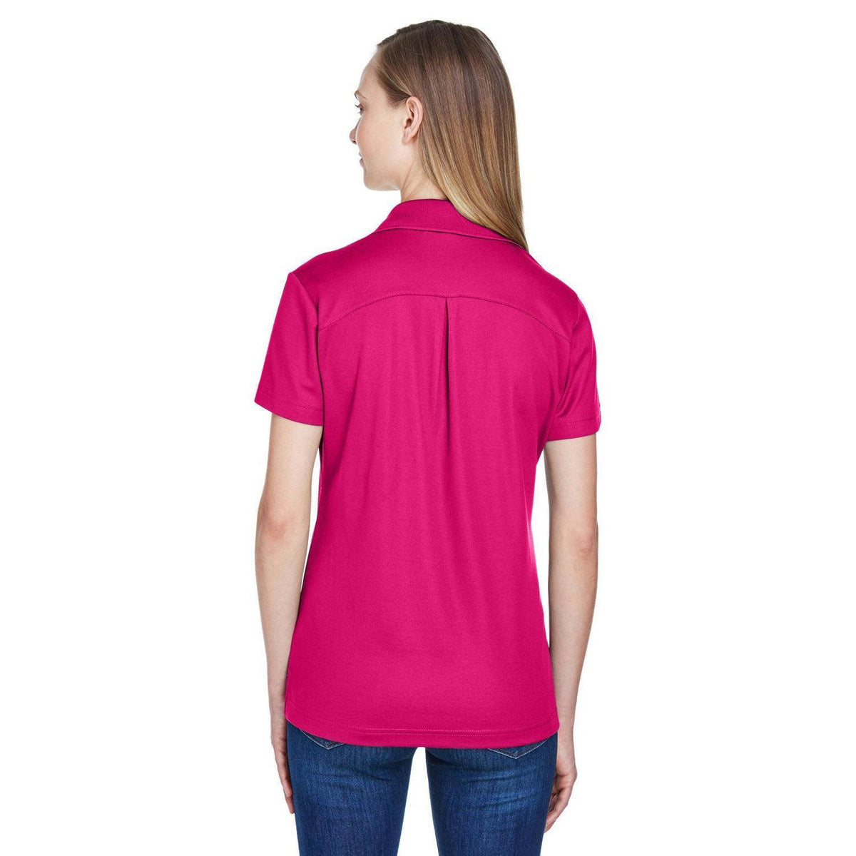 no-logo Devon & Jones Ladies CrownLux Performance Plaited Polo-Ladies Polos-Devon&Jones-Thread Logic