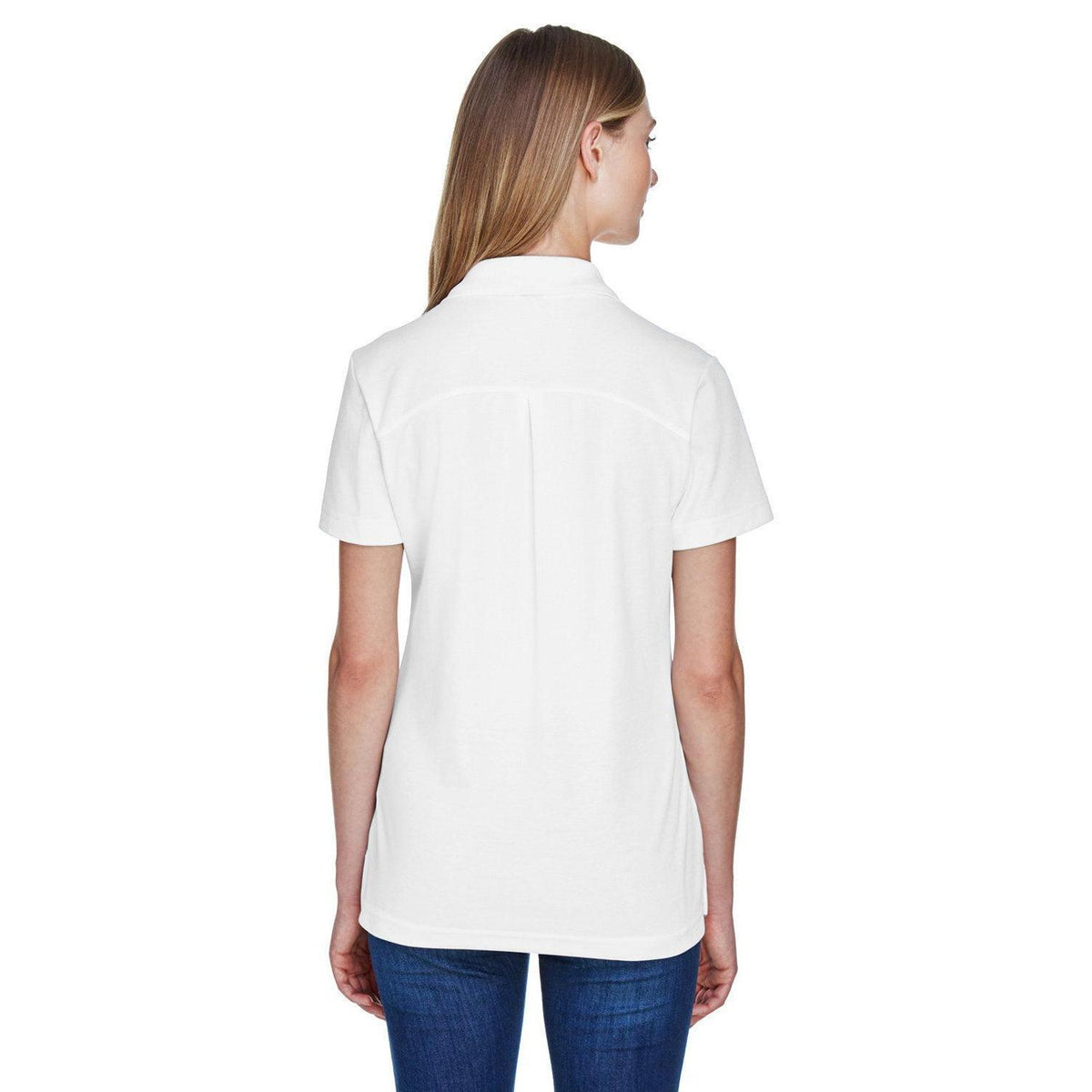 no-logo Devon & Jones Ladies CrownLux Performance Plaited Polo-Ladies Polos-Devon&Jones-Thread Logic