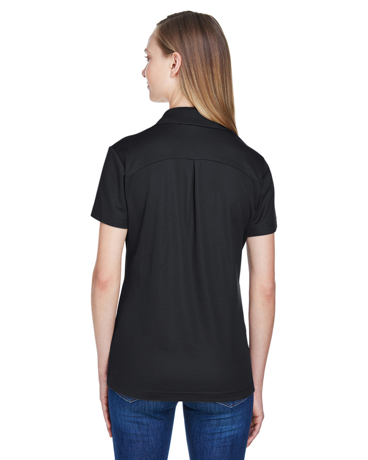 no-logo Devon & Jones Ladies CrownLux Performance Plaited Polo-Ladies Polos-Devon&Jones-Thread Logic