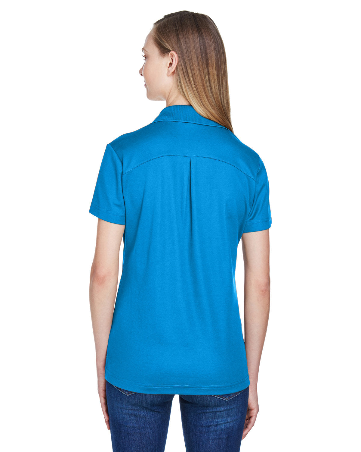 no-logo Devon & Jones Ladies CrownLux Performance Plaited Polo-Ladies Polos-Devon&Jones-Thread Logic