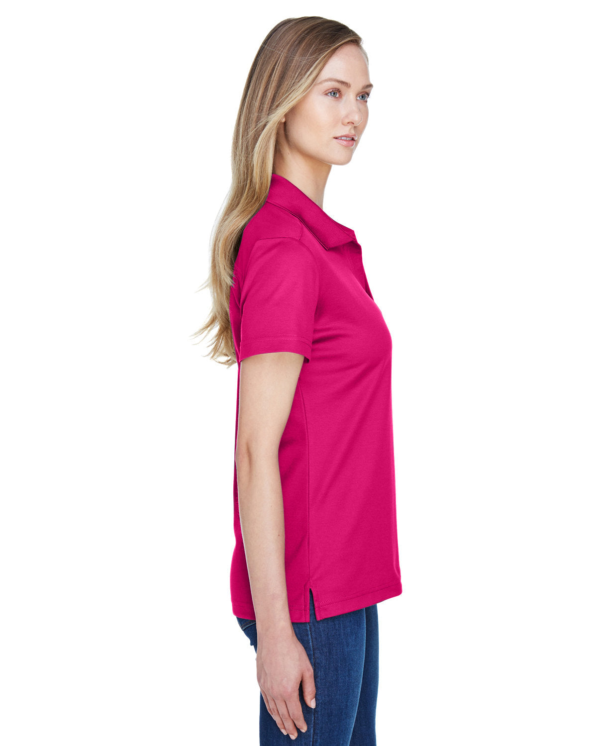 no-logo Devon & Jones Ladies CrownLux Performance Plaited Polo-Ladies Polos-Devon&Jones-Thread Logic