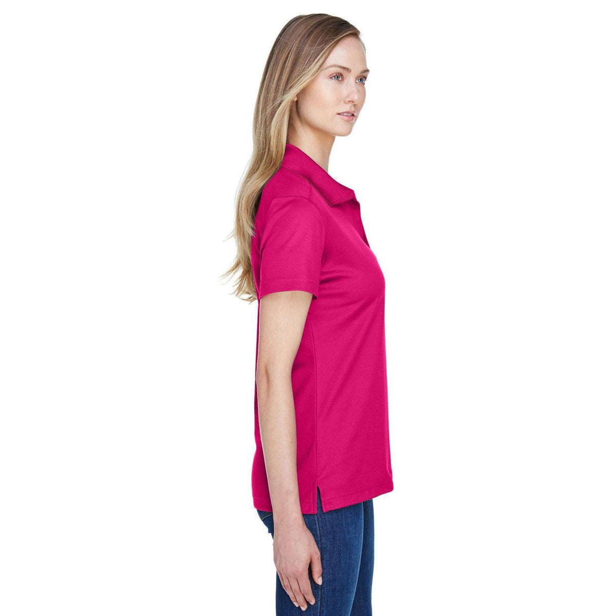 no-logo Devon & Jones Ladies CrownLux Performance Plaited Polo-Ladies Polos-Devon&Jones-Thread Logic