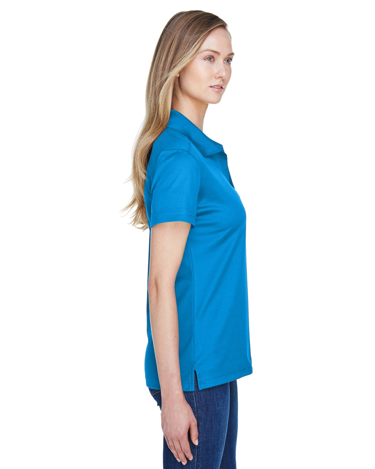 no-logo Devon & Jones Ladies CrownLux Performance Plaited Polo-Ladies Polos-Devon&Jones-Thread Logic