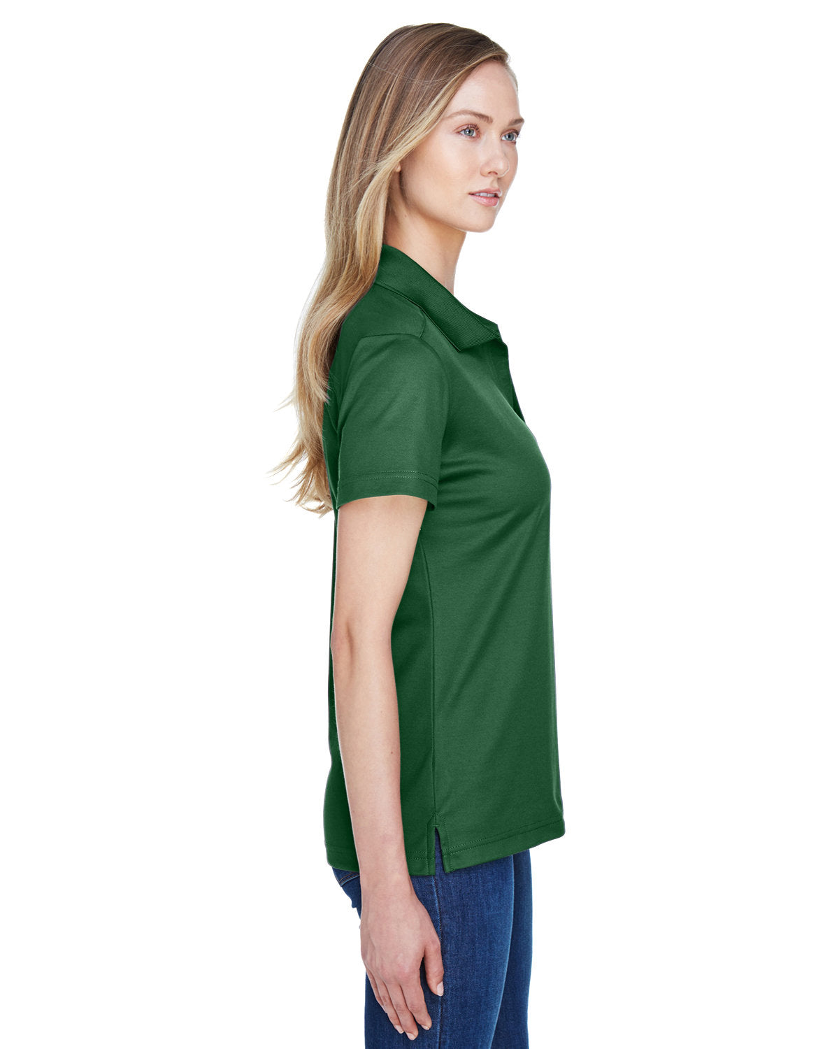 no-logo Devon & Jones Ladies CrownLux Performance Plaited Polo-Ladies Polos-Devon&Jones-Thread Logic