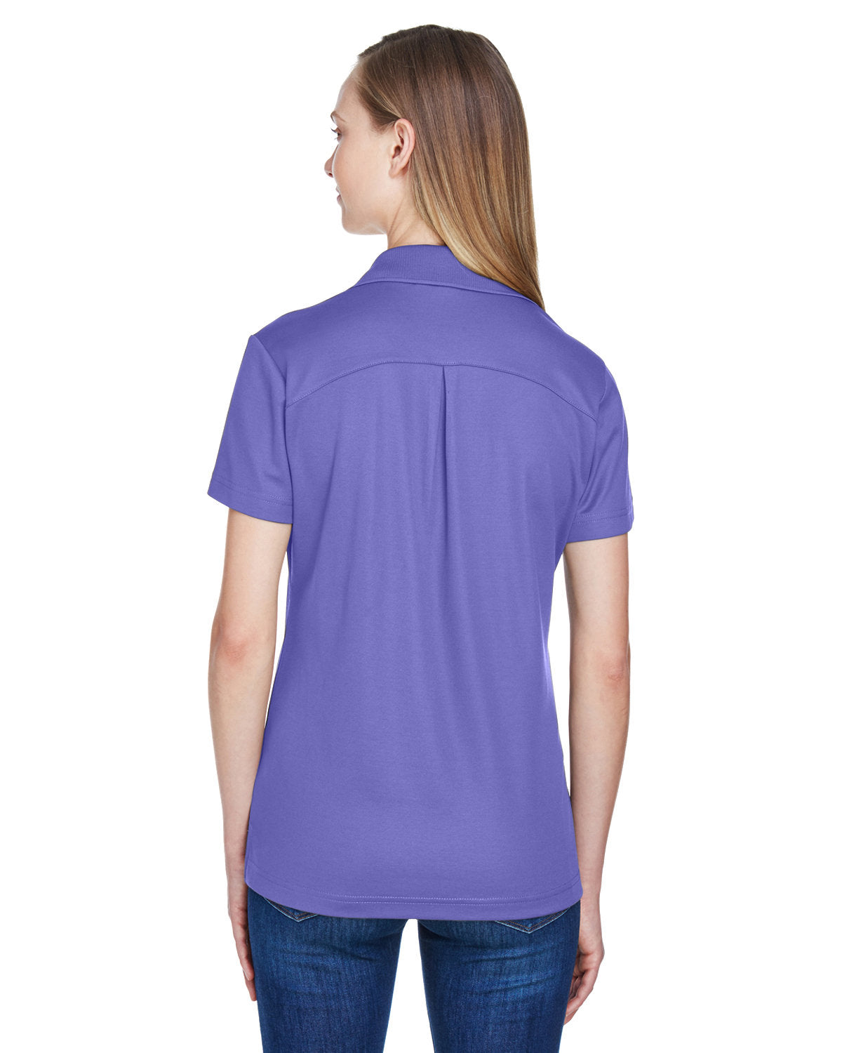 no-logo Devon & Jones Ladies CrownLux Performance Plaited Polo-Ladies Polos-Devon&Jones-Thread Logic