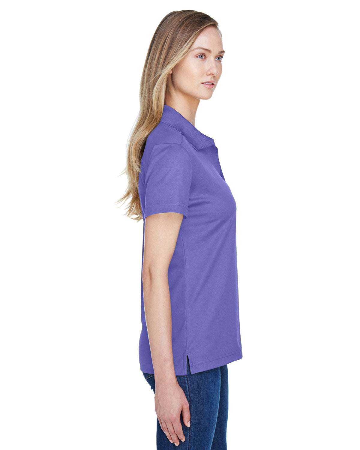 no-logo Devon & Jones Ladies CrownLux Performance Plaited Polo-Ladies Polos-Devon&Jones-Thread Logic