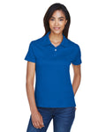  Devon & Jones Ladies Pima-Tech Jet Pique Polo-Ladies Polos-Devon&Jones-French Blue-S-Thread Logic