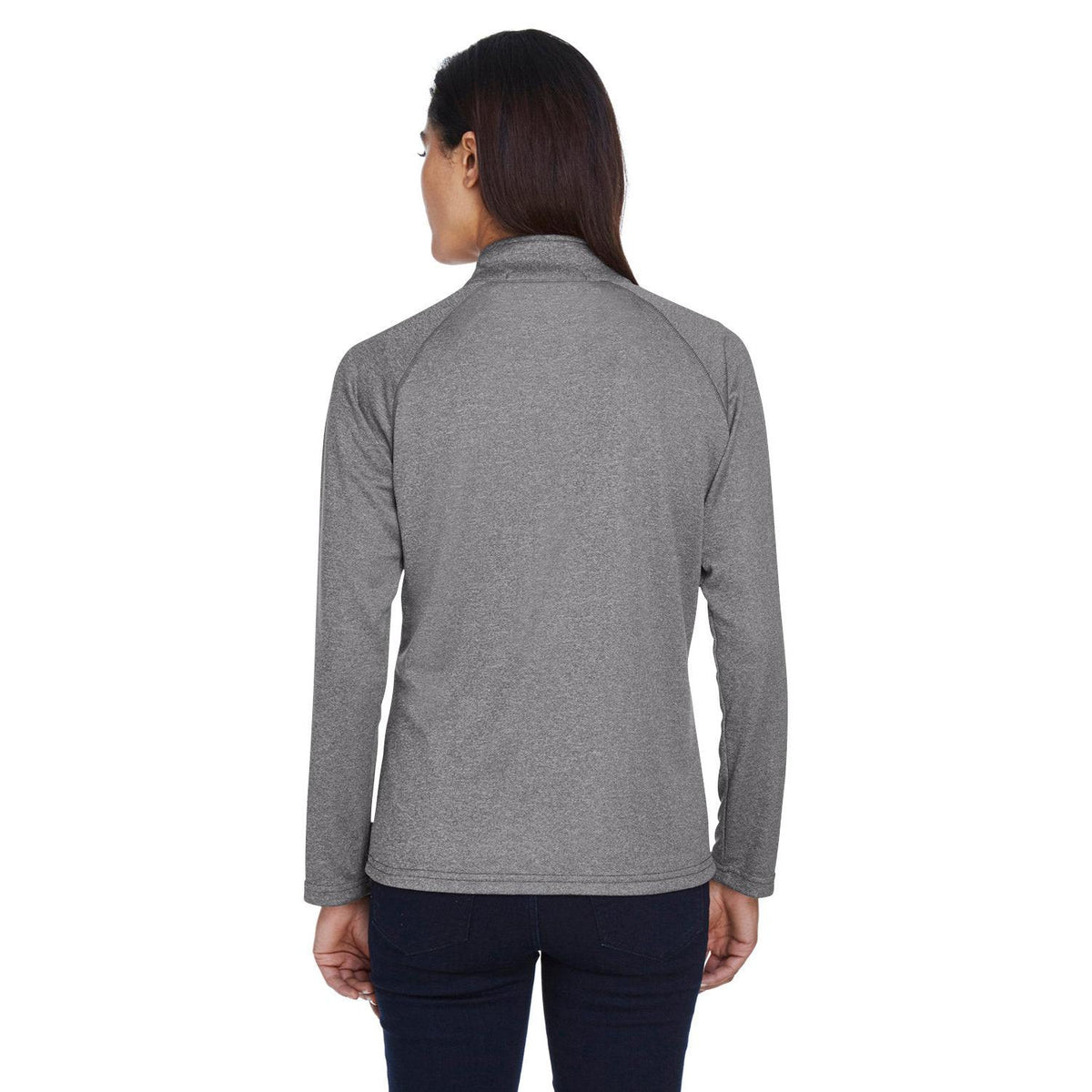 no-logo Devon & Jones Ladies Stretch Tech-Shell Compass Quarter-Zip-Ladies Layering-Devon&Jones-Thread Logic