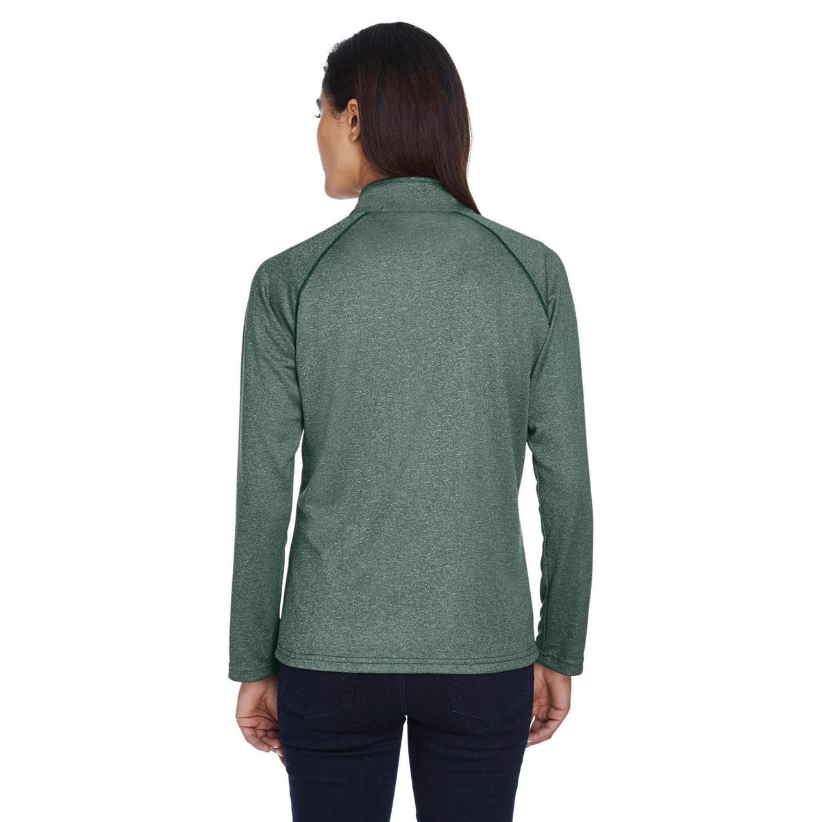no-logo Devon & Jones Ladies Stretch Tech-Shell Compass Quarter-Zip-Ladies Layering-Devon&Jones-Thread Logic