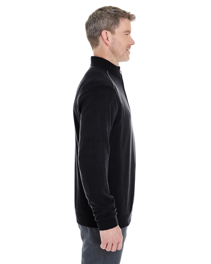 no-logo Devon & Jones Manchester Fully-Fashioned Half-Zip Sweater-Men's Layering-Devon&Jones-Thread Logic