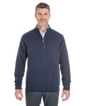  Devon & Jones Manchester Fully-Fashioned Half-Zip Sweater-Men's Layering-Devon&Jones-Navy/Graphite-S-Thread Logic