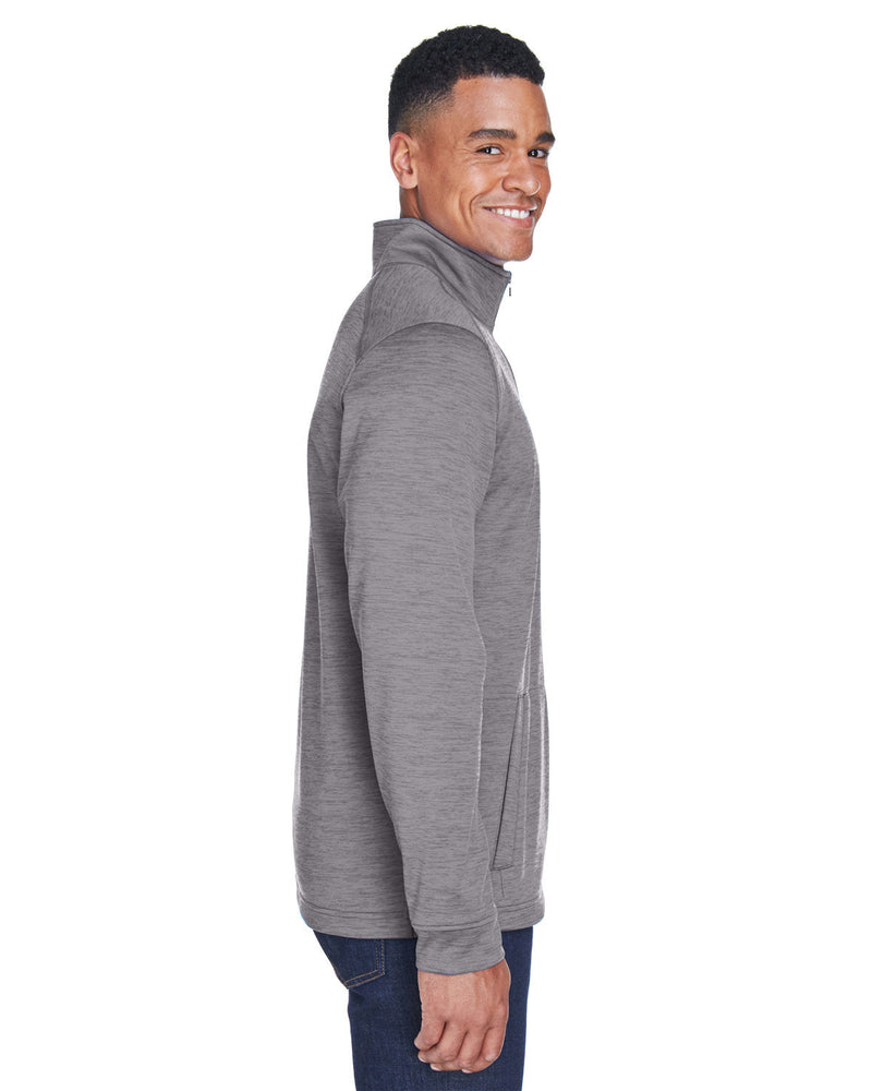 no-logo Devon & Jones Newbury Mélange Fleece Quarter-Zip-Men's Layering-Devon&Jones-Thread Logic