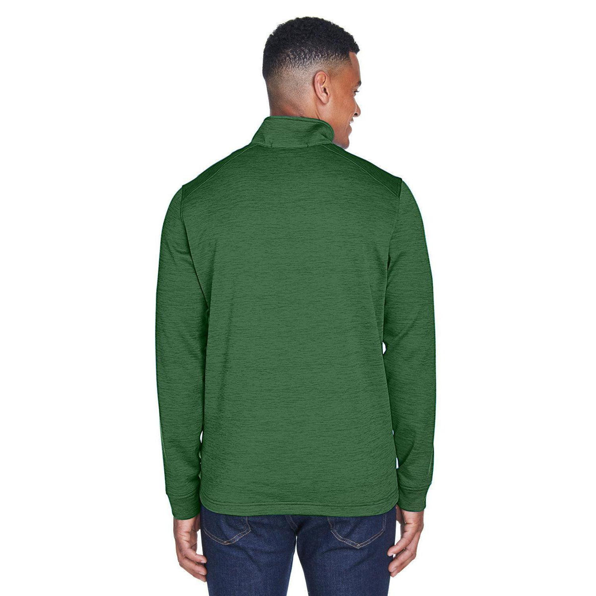 no-logo Devon & Jones Newbury Mélange Fleece Quarter-Zip-Men's Layering-Devon&Jones-Thread Logic