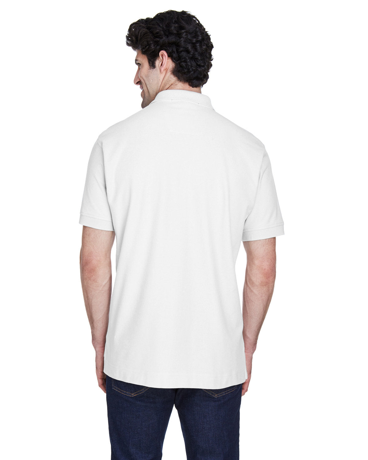 no-logo Devon & Jones Pima Pique Short-Sleeve Polo-Men's Polos-Devon&Jones-Thread Logic