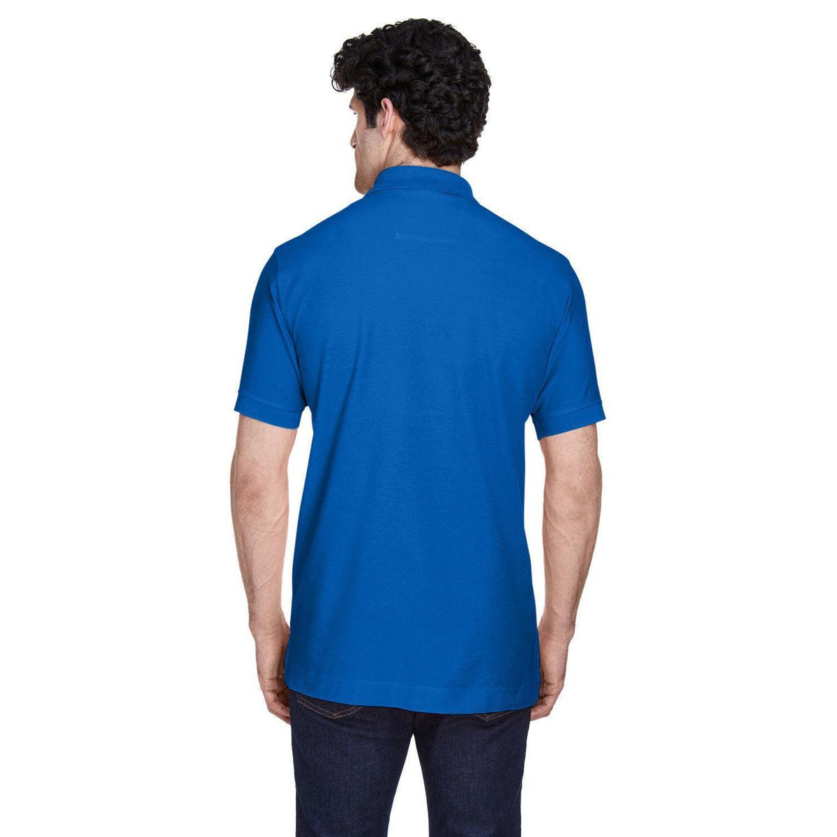 no-logo Devon & Jones Pima Pique Short-Sleeve Polo-Men's Polos-Devon&Jones-Thread Logic