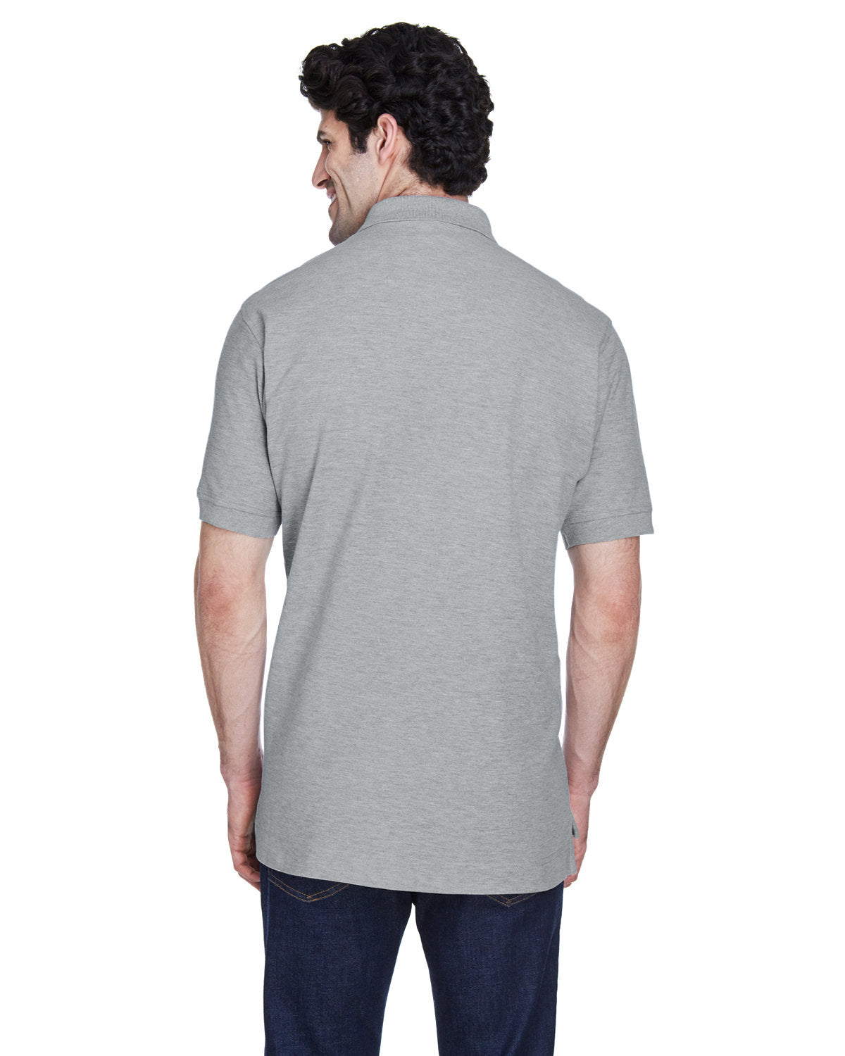 no-logo Devon & Jones Pima Pique Short-Sleeve Polo-Men's Polos-Devon&Jones-Thread Logic