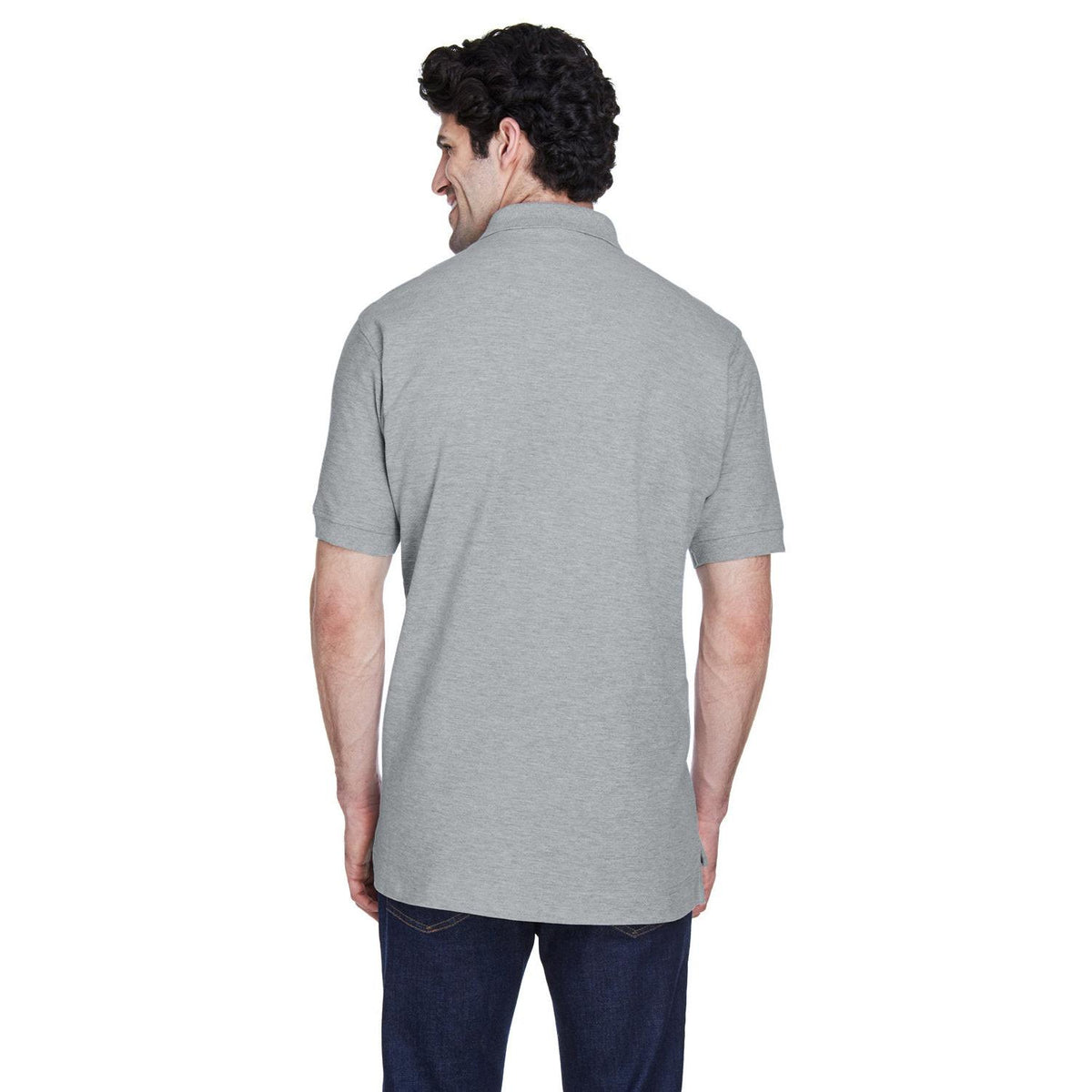 no-logo Devon & Jones Pima Pique Short-Sleeve Polo-Men's Polos-Devon&Jones-Thread Logic